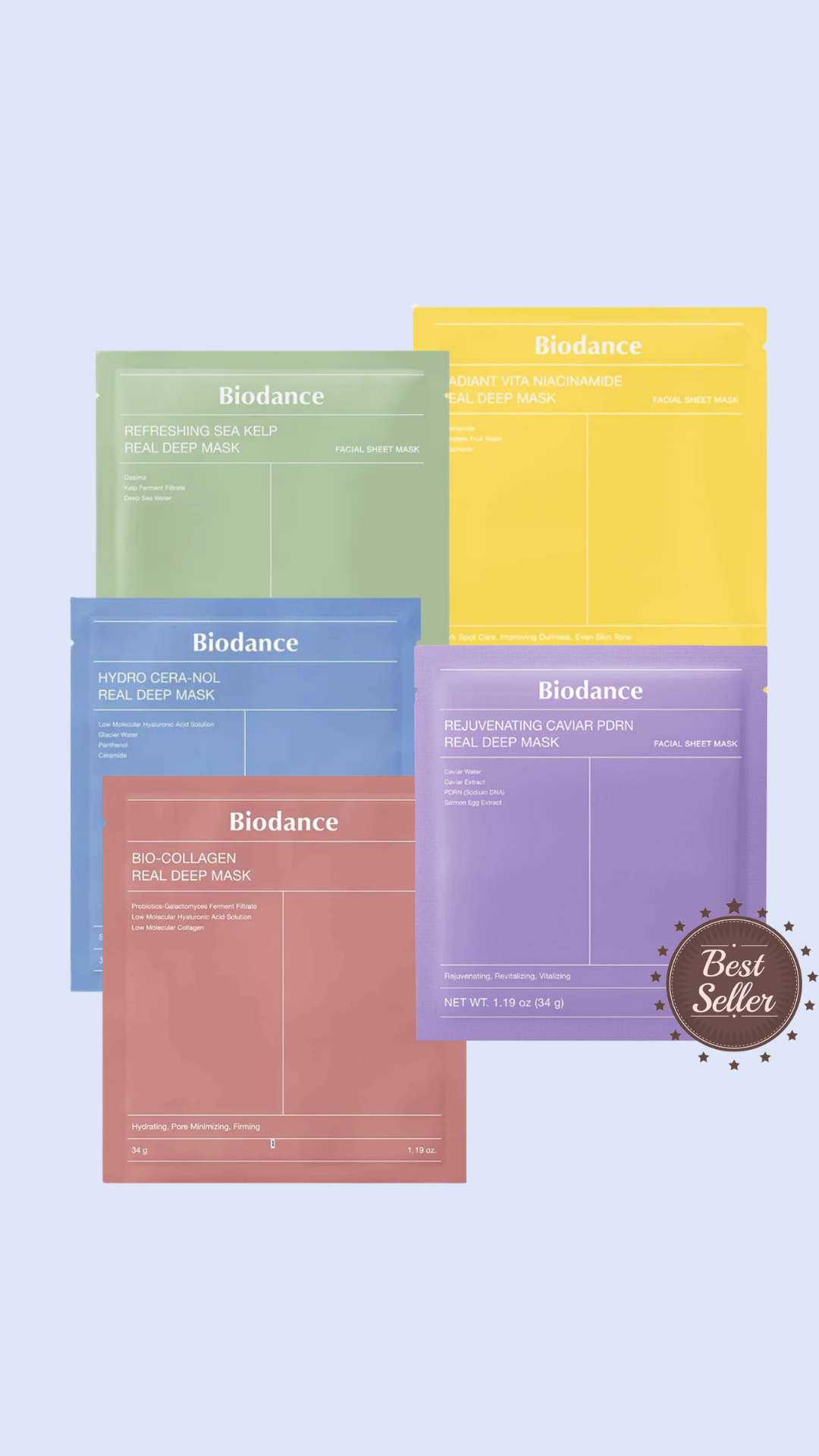 Masques Hydrogel Biodance